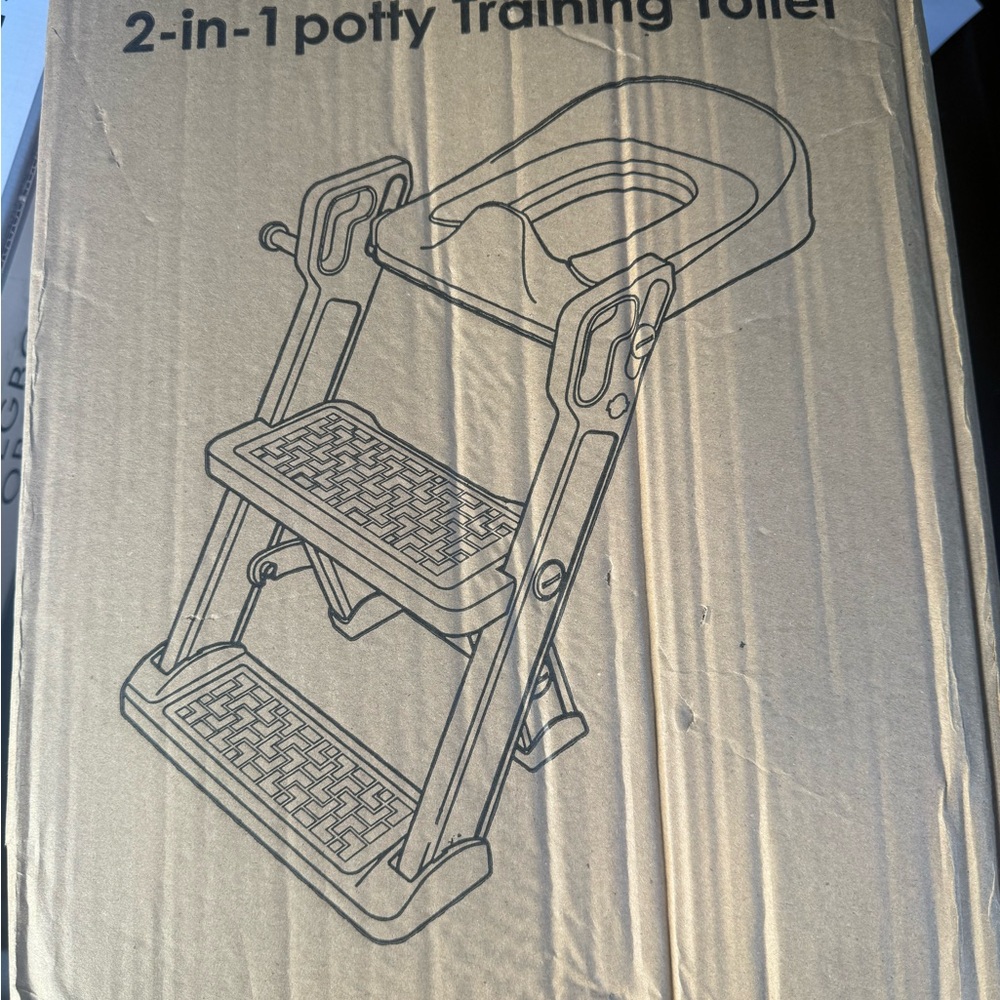 2-in-1 Potty Training Toilet Ladder